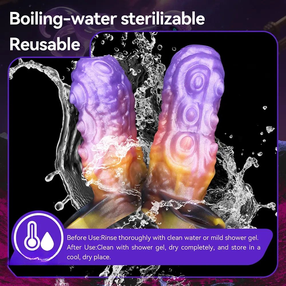 Purple and orange gradient tentacle sleeve, photo 10