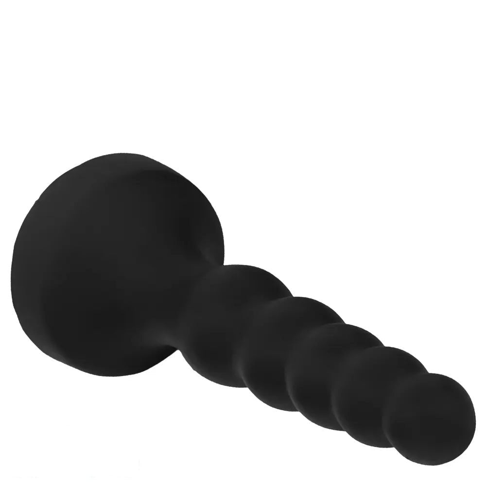 Black graduated anal beads plug, photo 15