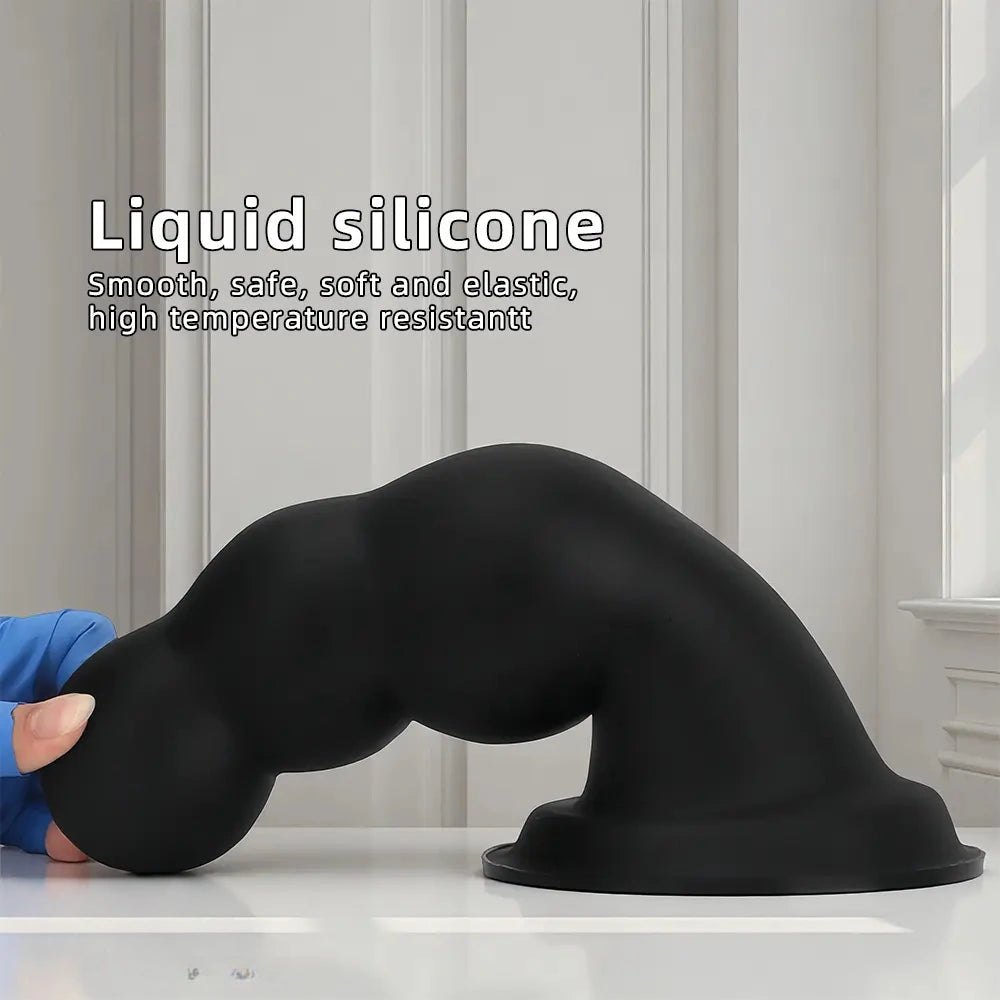 Black graduated silicone anal plug, photo 6