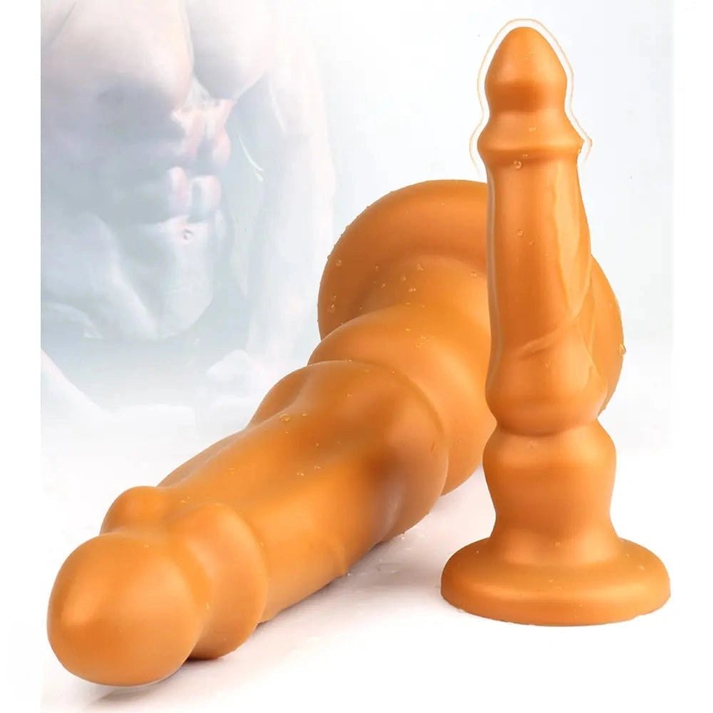 Graduated anal training silicone dildo, photo 1