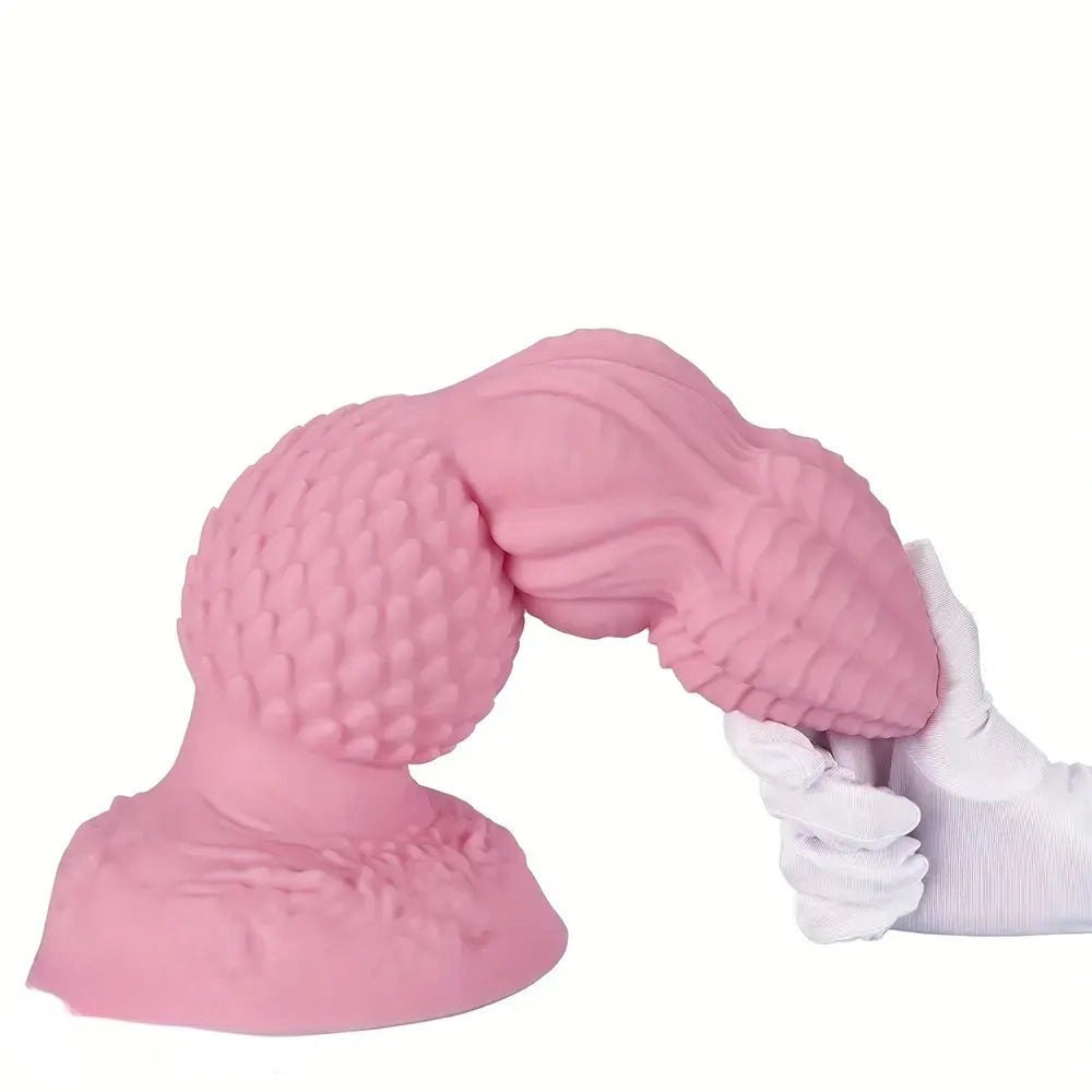 Pink graduated bead anal dildo, photo 7