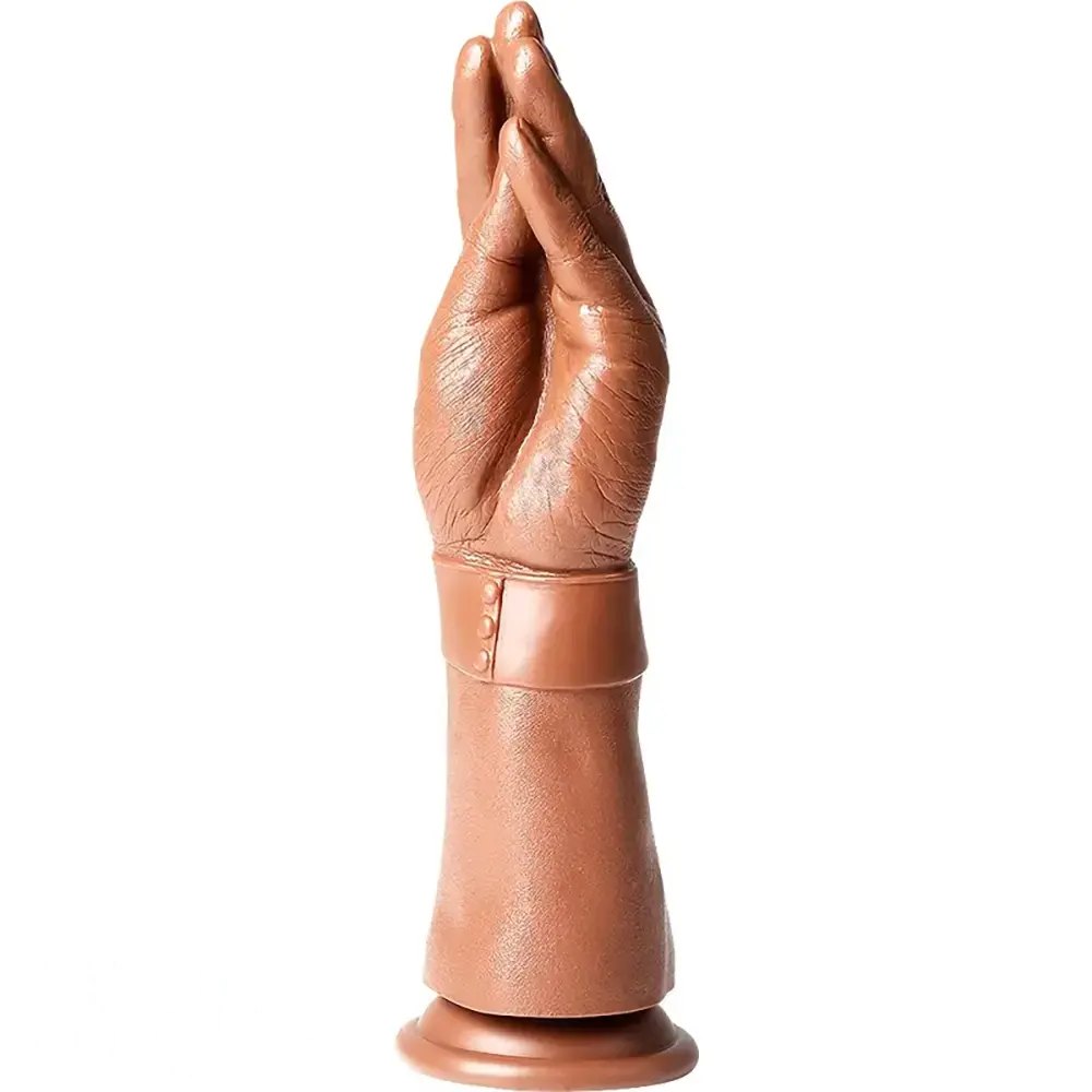 Flesh graduated fist forearm dildo, photo 1