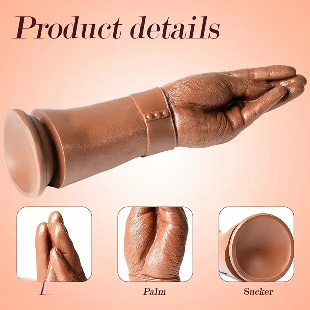 Flesh graduated fist forearm dildo, photo 6