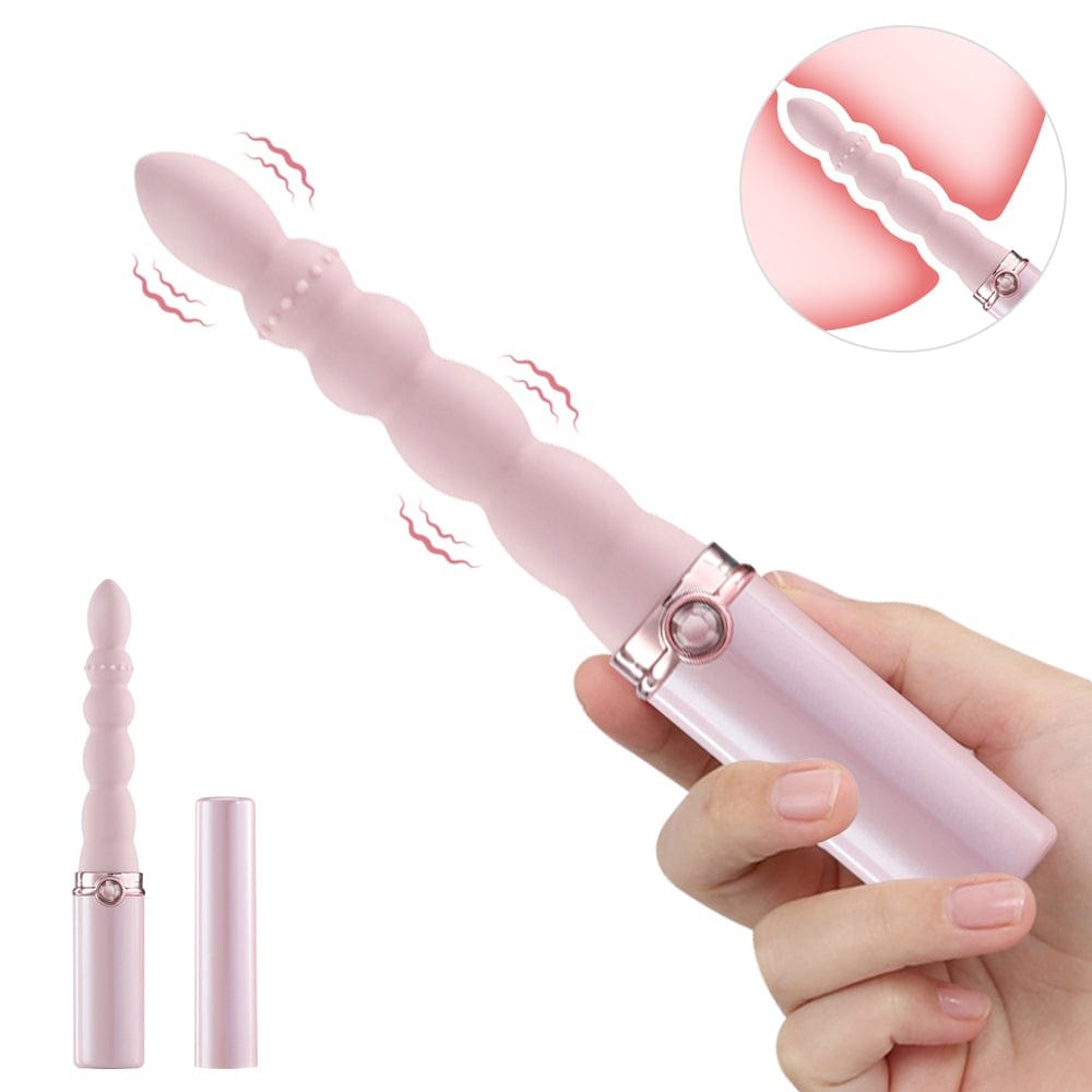 Graduated pearlescent anal beads vibrator, photo 2