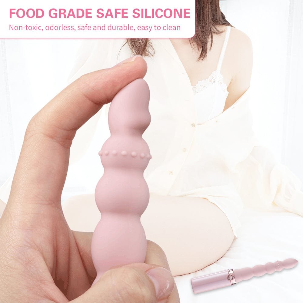 Graduated pearlescent anal beads vibrator, photo 3