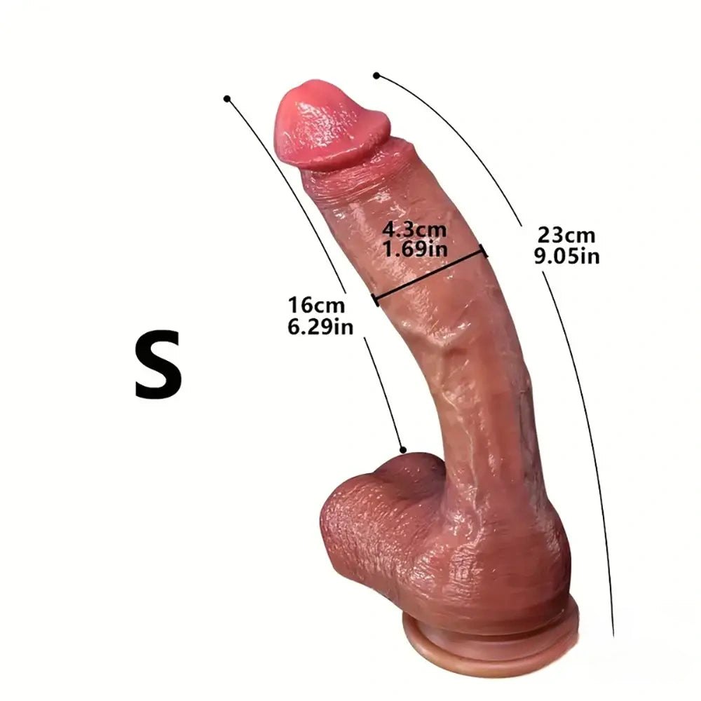 Flesh silicone suction cup dildo, photo 10