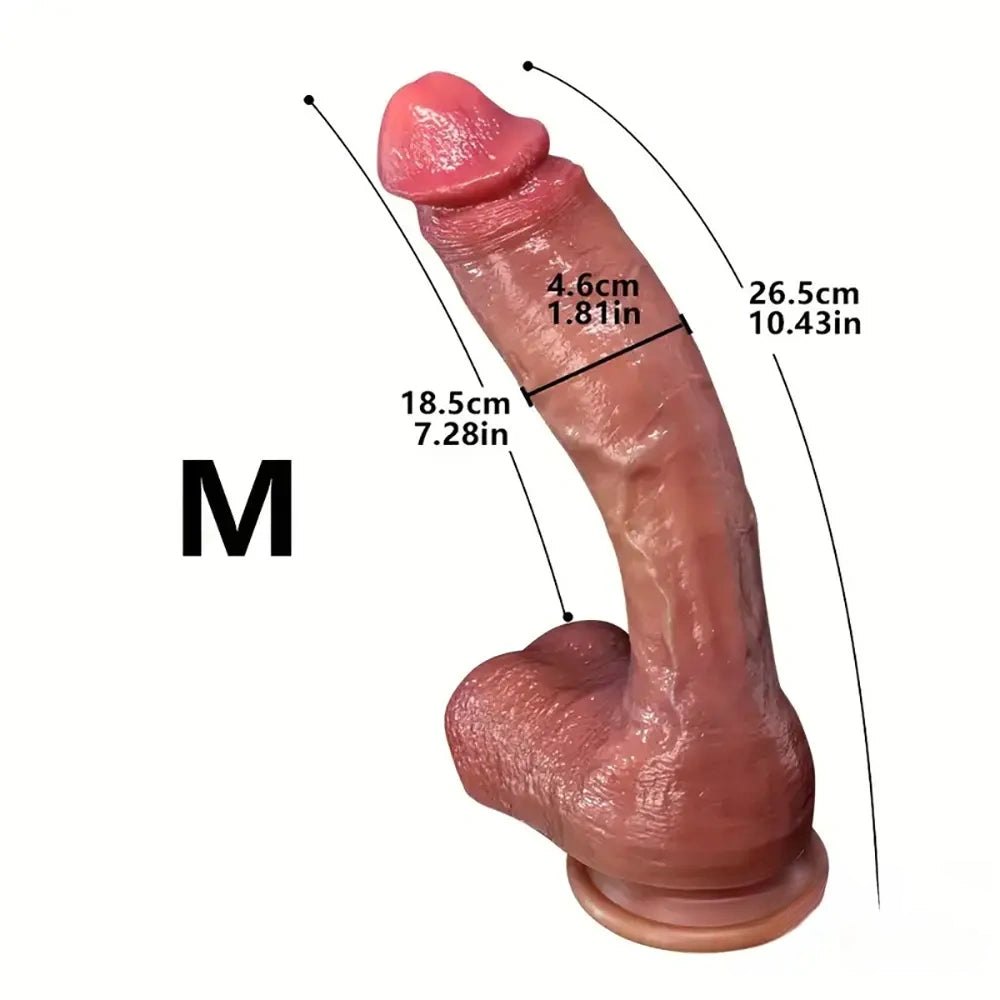 Flesh silicone suction cup dildo, photo 11