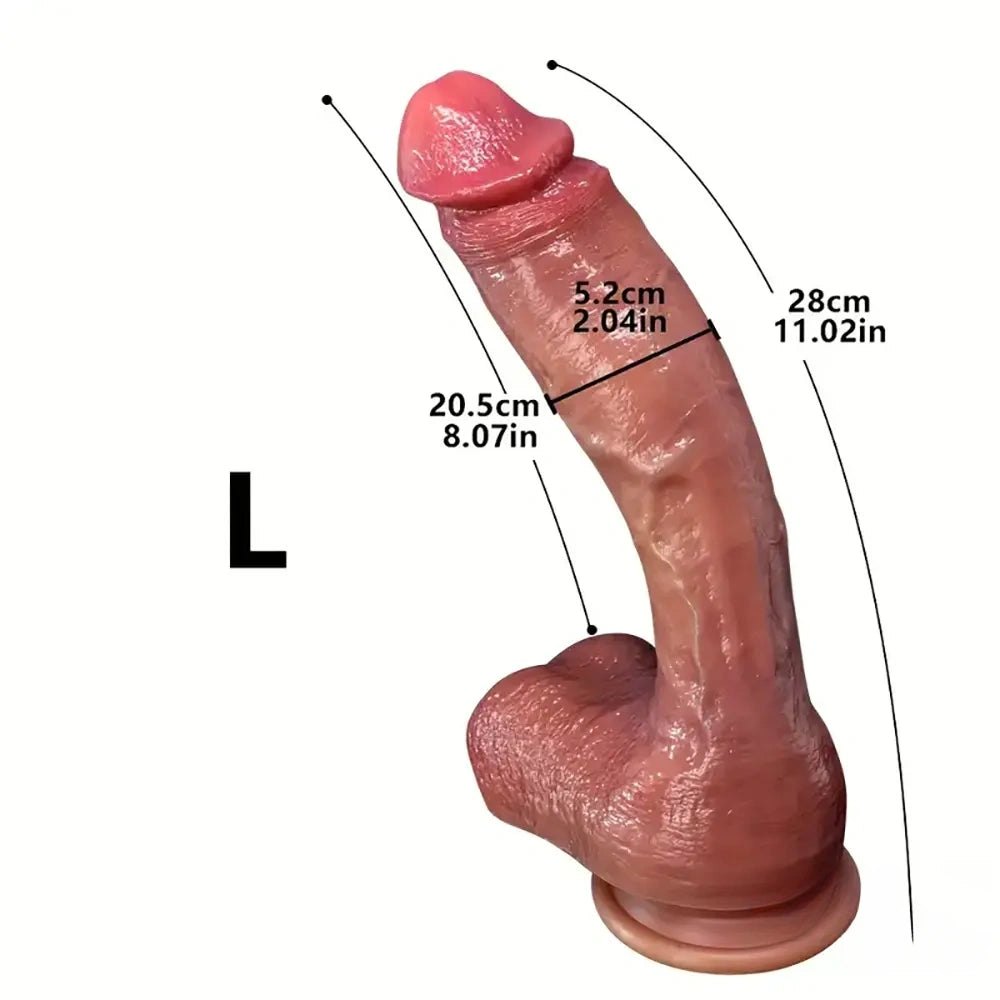 Flesh silicone suction cup dildo, photo 12