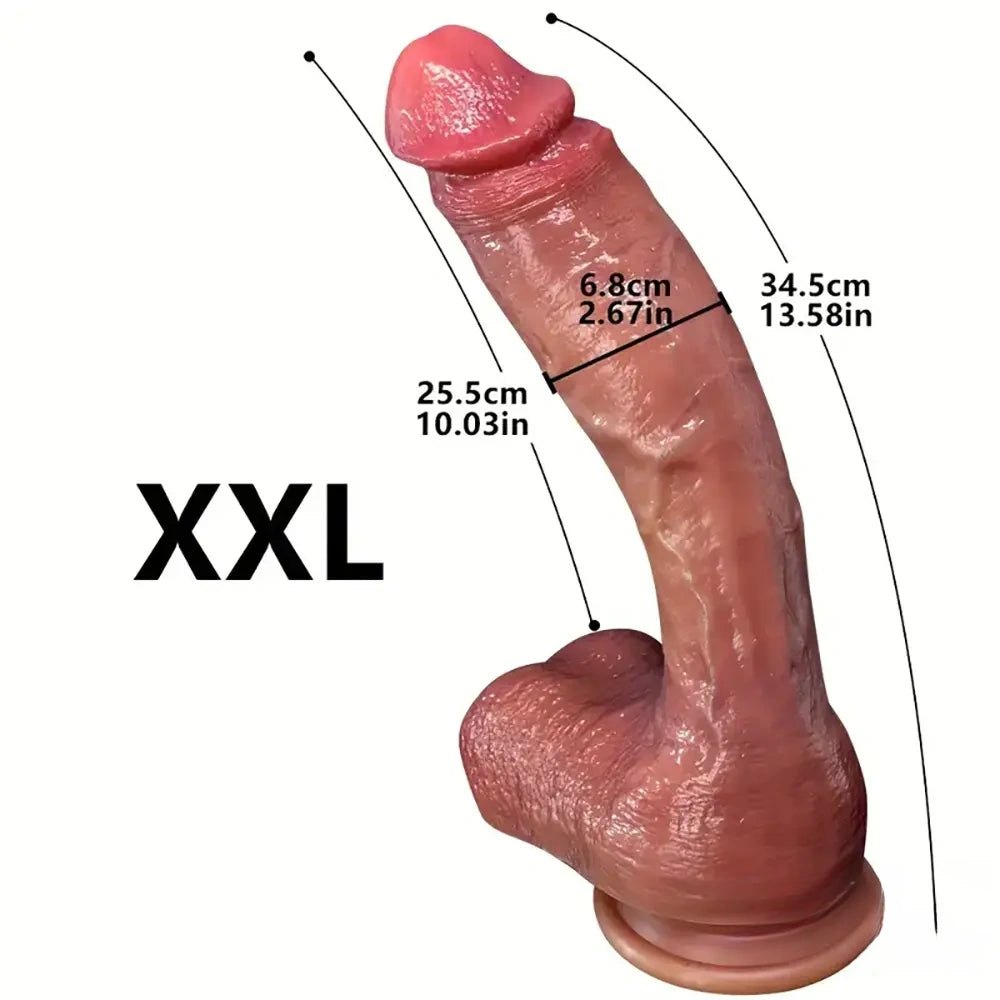 Flesh silicone suction cup dildo, photo 14