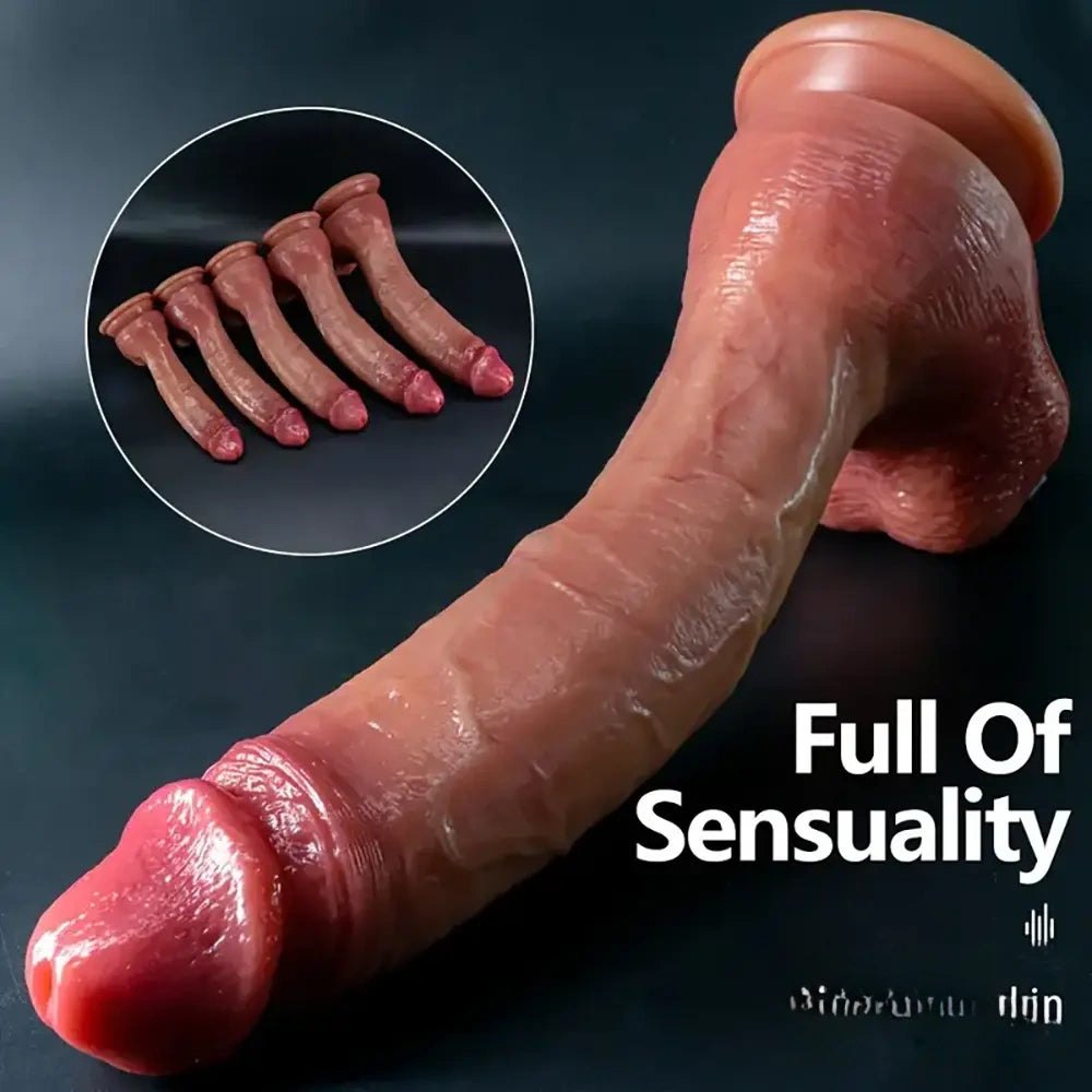 Flesh silicone suction cup dildo, photo 2