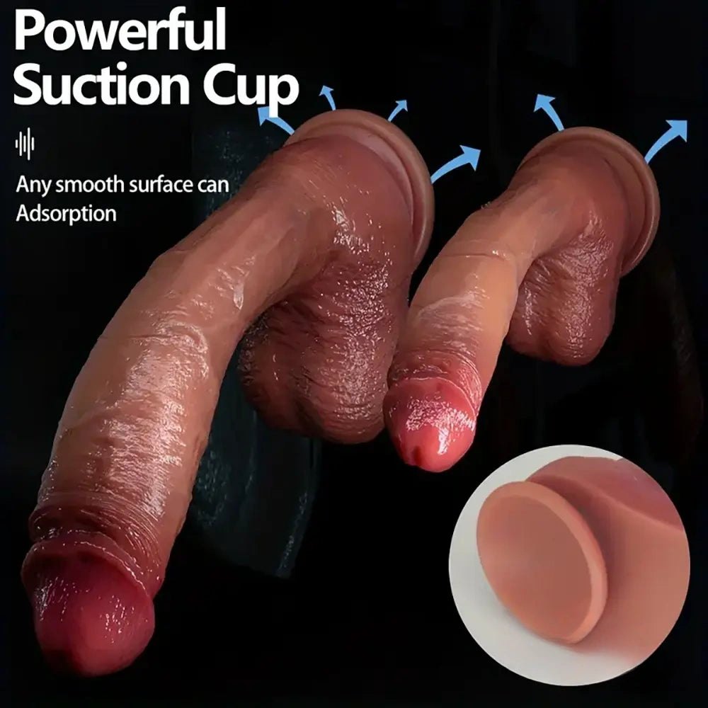 Flesh silicone suction cup dildo, photo 3