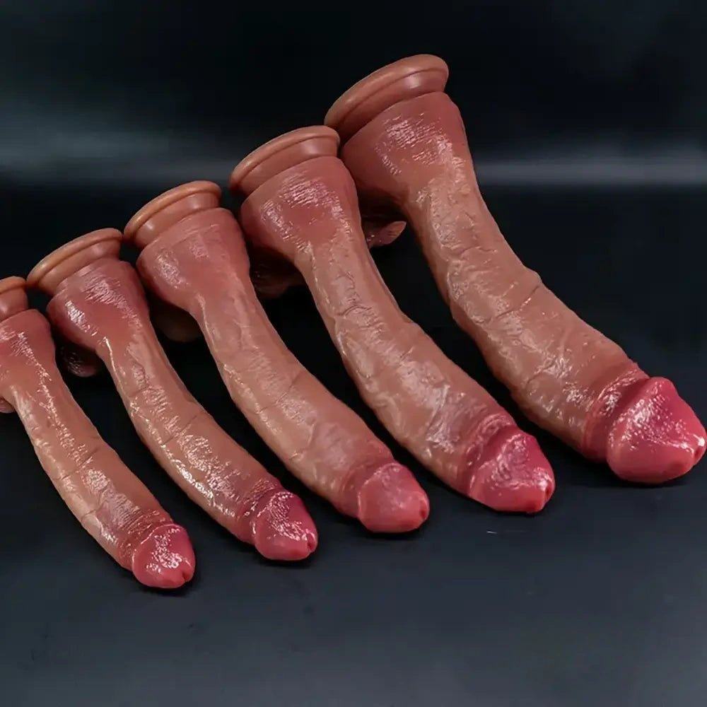 Flesh silicone suction cup dildo, photo 4