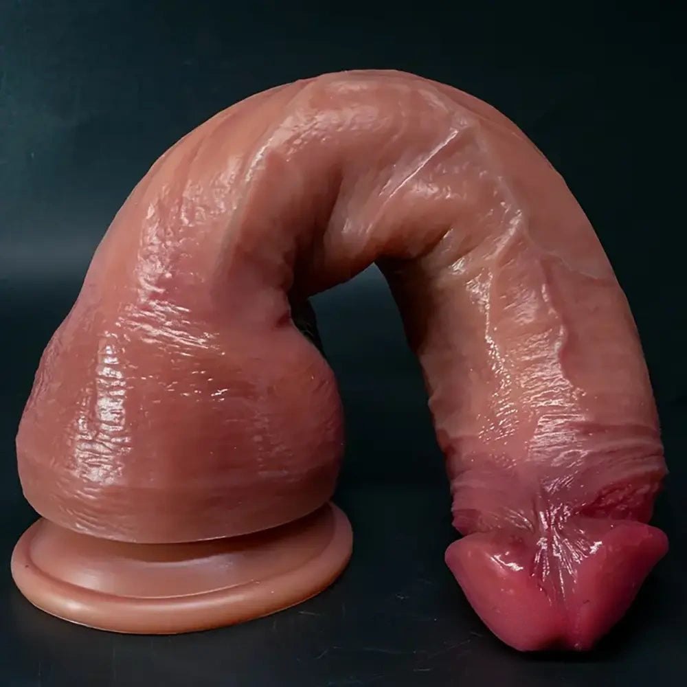 Flesh silicone suction cup dildo, photo 6