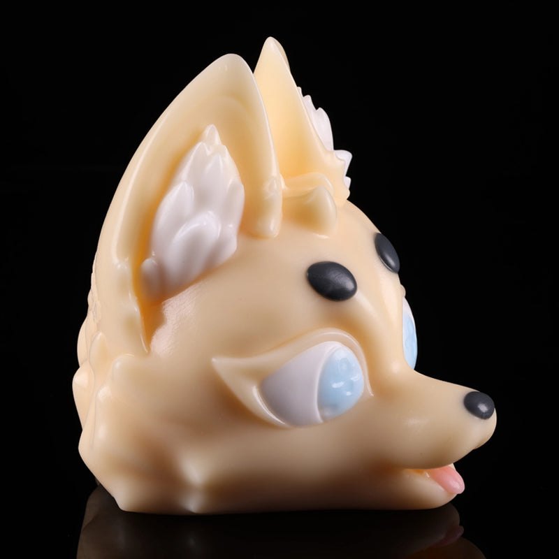 Gray fantasy dragon head male masturbator, photo 6