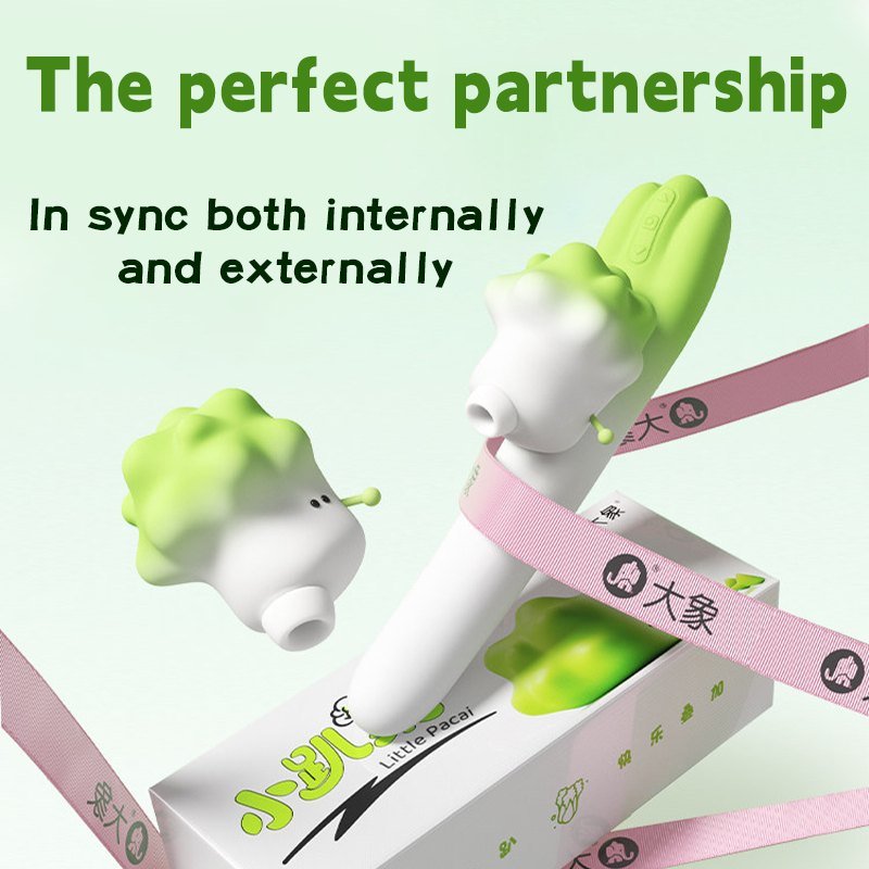 Green suction and telescopic wand vibrator, photo 6