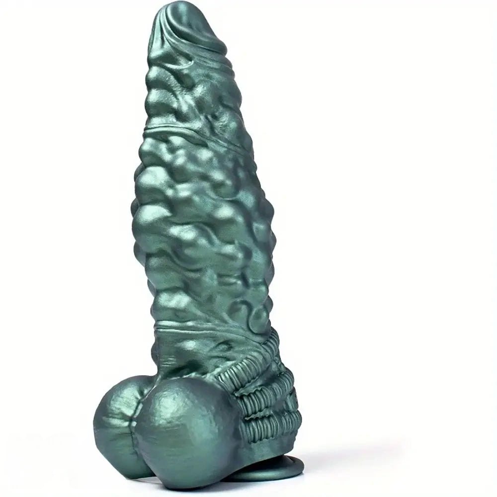 Green alien fantasy dildo, photo 2