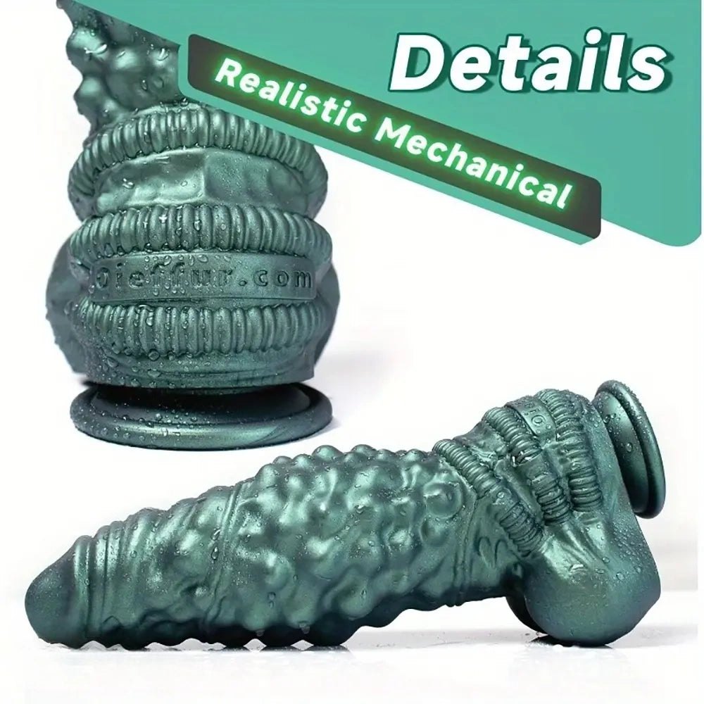 Green alien fantasy dildo, photo 6