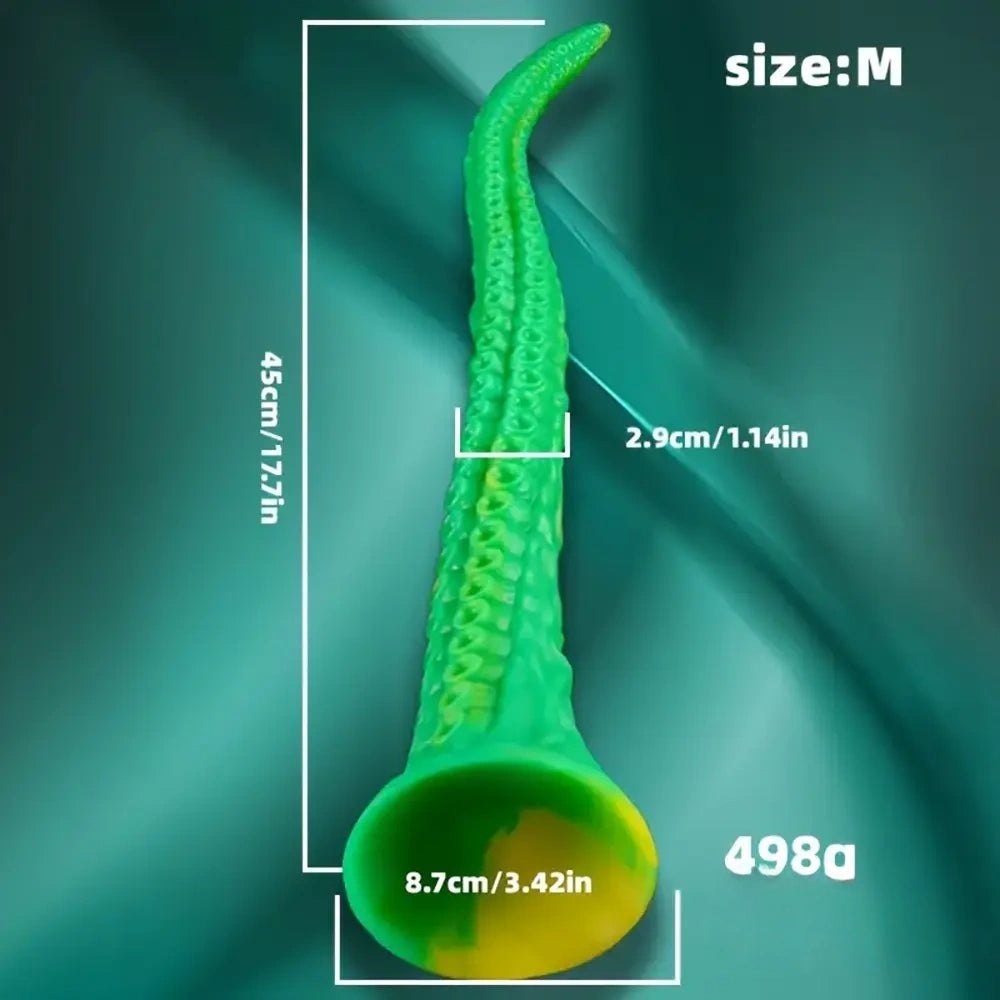 Green alien tentacle fantasy dildo, photo 8