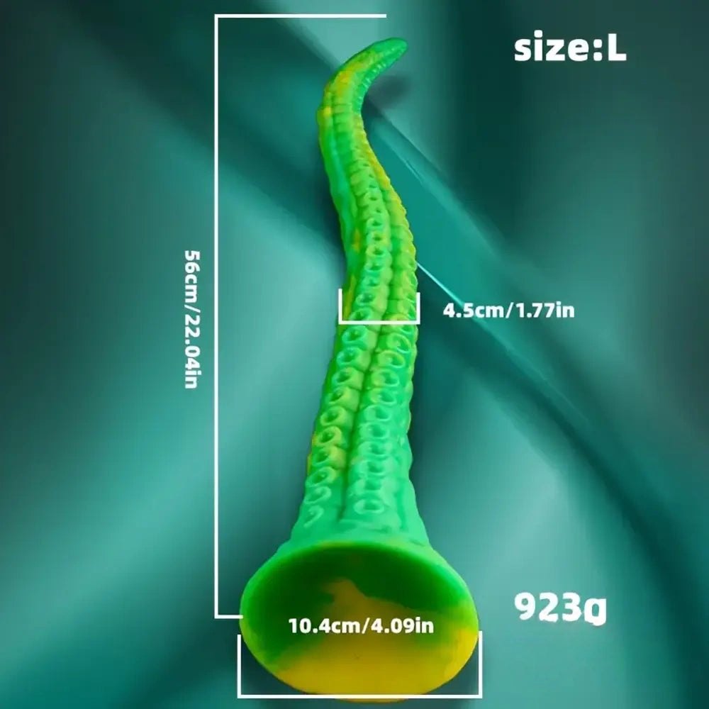 Green alien tentacle fantasy dildo, photo 9