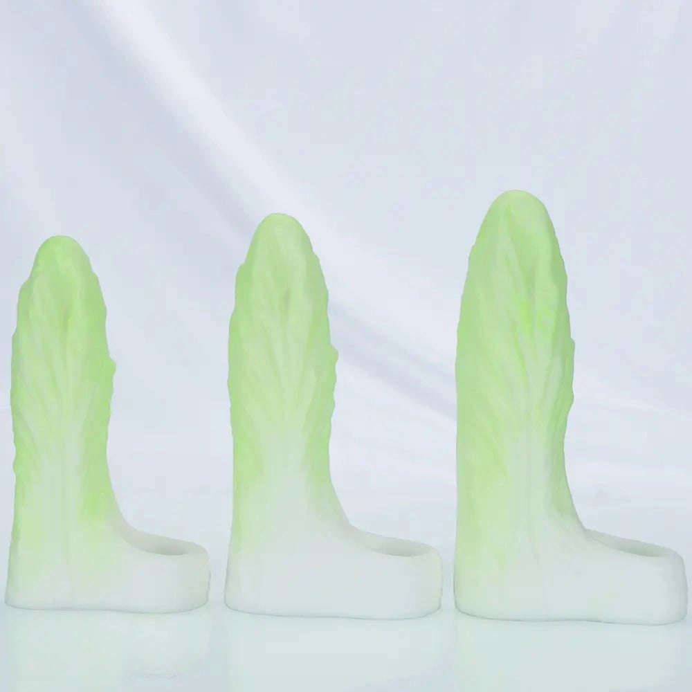 Green cabbage shaped fantasy dildo, photo 11