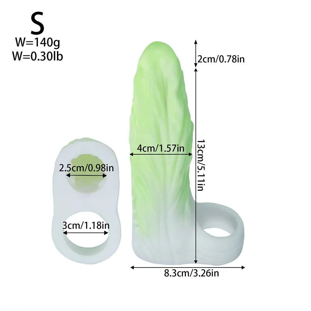Green cabbage shaped fantasy dildo, photo 18