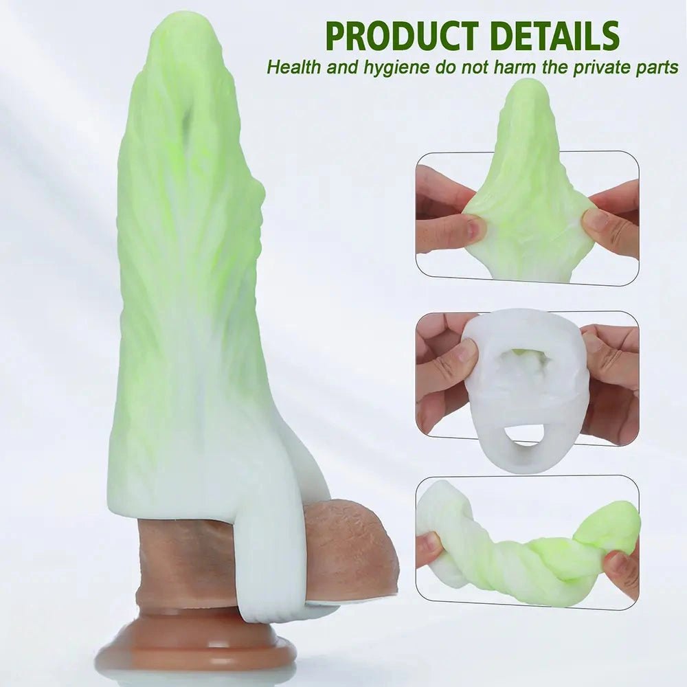 Green cabbage shaped fantasy dildo, photo 6