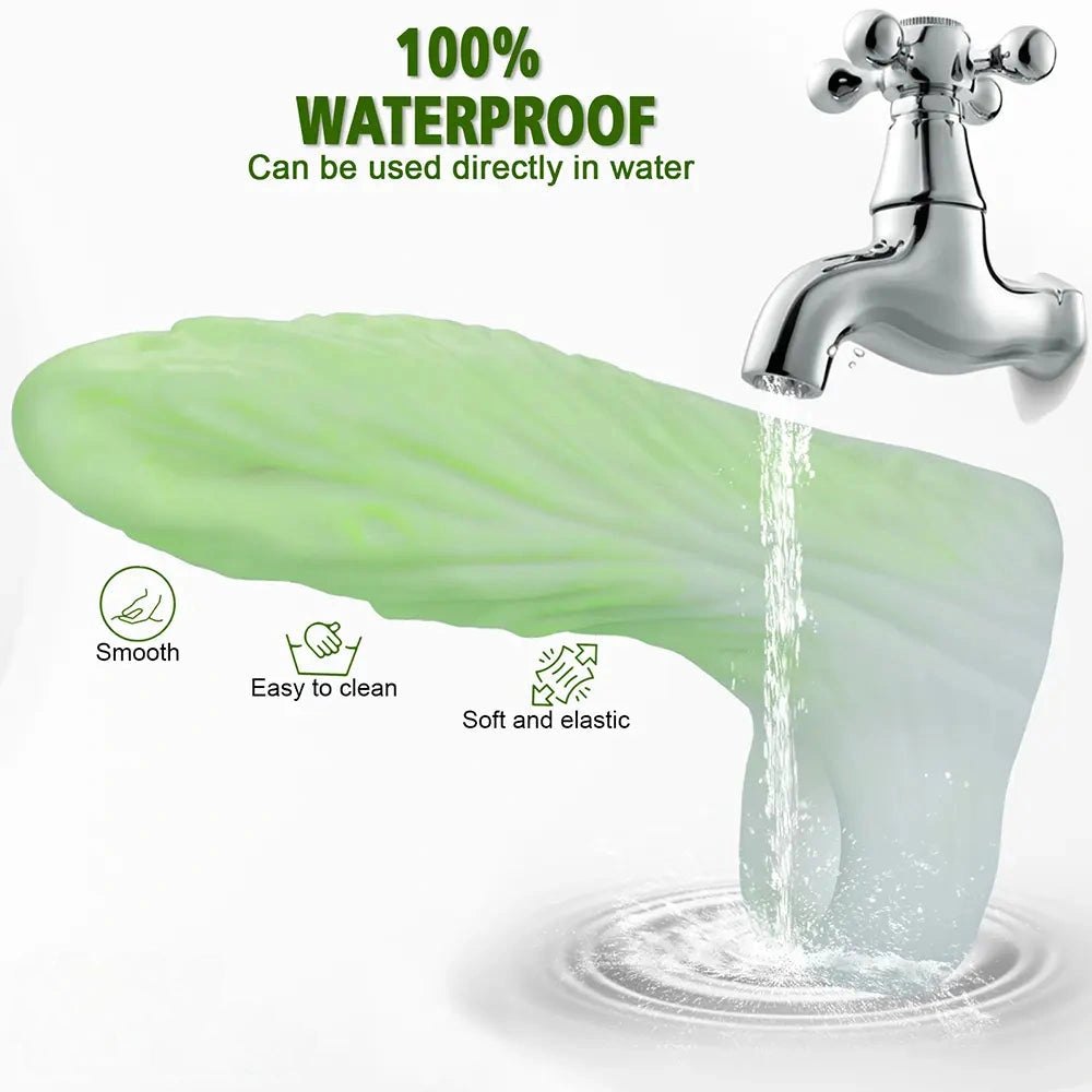 Green cabbage shaped fantasy dildo, photo 9