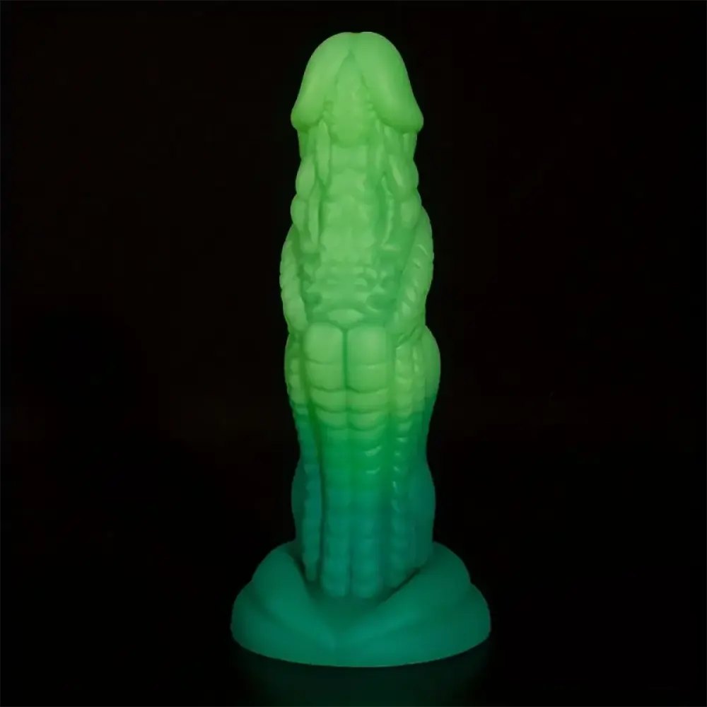 Green dragon fantasy silicone dildo, photo 1