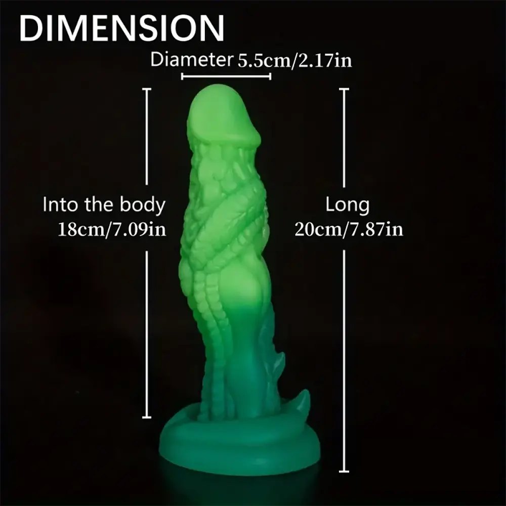 Green dragon fantasy silicone dildo, photo 6