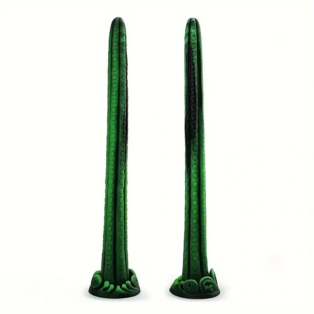 Green tentacle fantasy dildo, photo 1