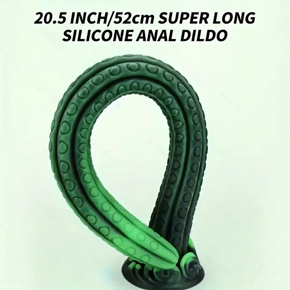 Green tentacle fantasy dildo, photo 2