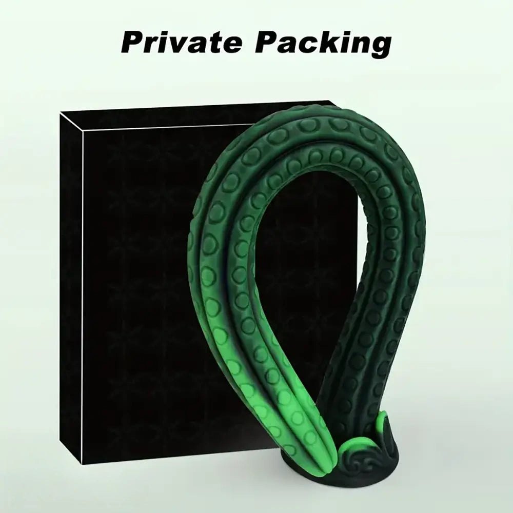 Green tentacle fantasy dildo, photo 4