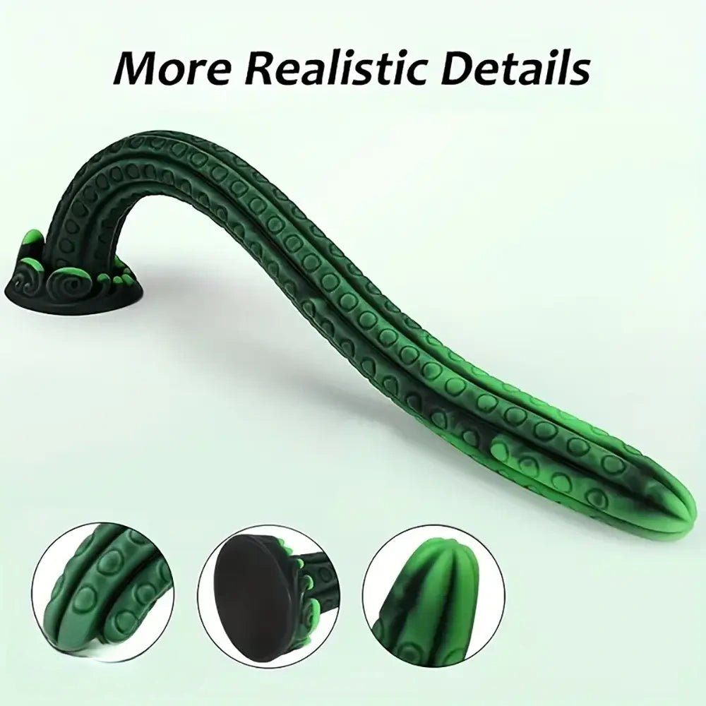 Green tentacle fantasy dildo, photo 5