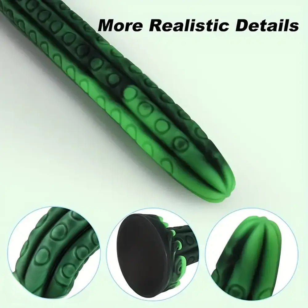 Green tentacle fantasy dildo, photo 6