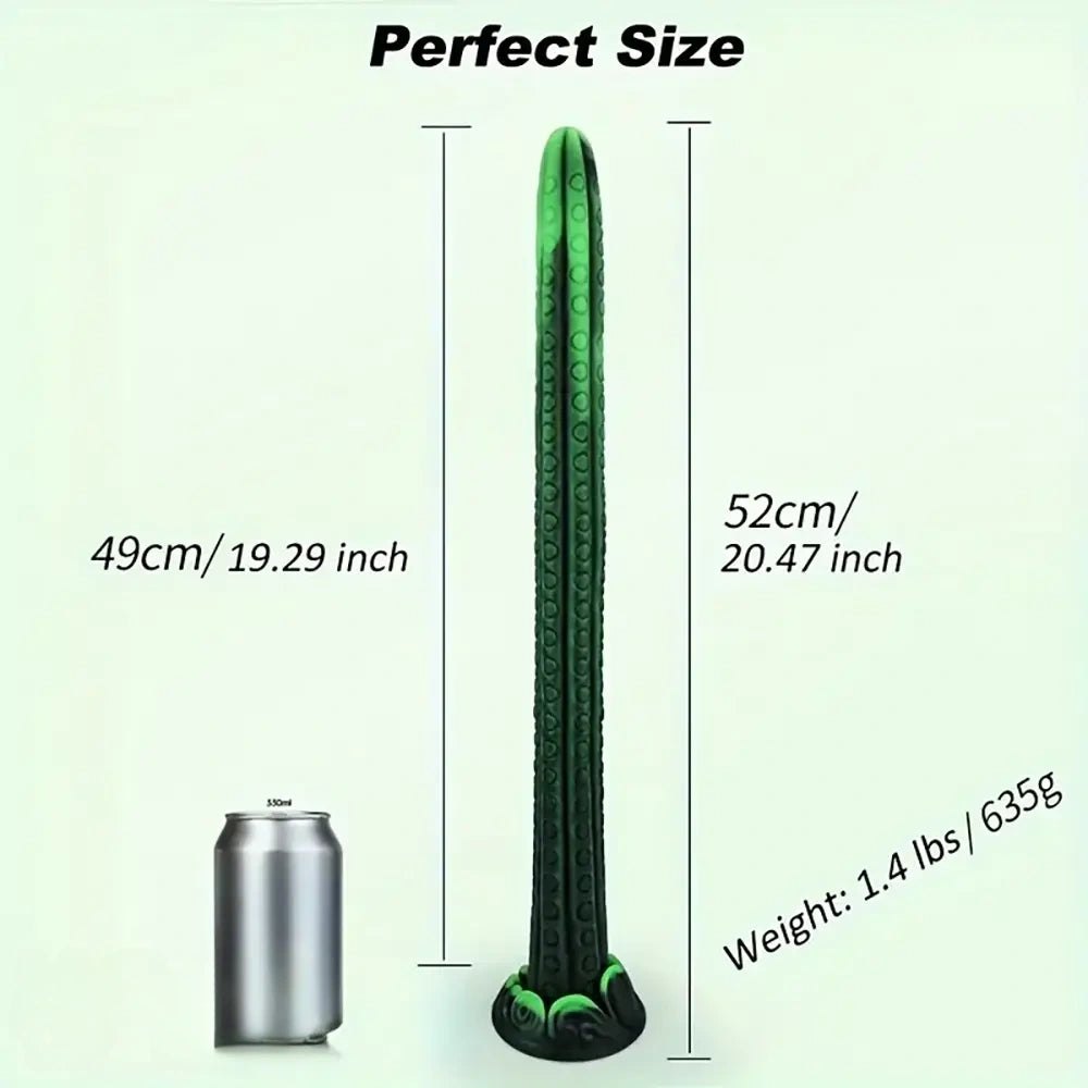 Green tentacle fantasy dildo, photo 7