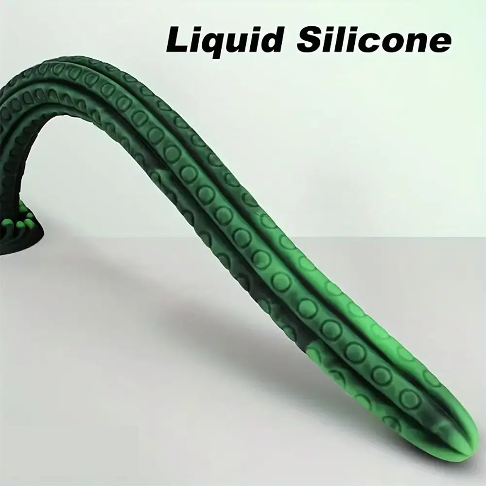 Green tentacle fantasy dildo, photo 9