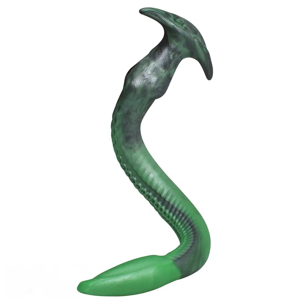 Green tentacle silicone butt plug, photo 13