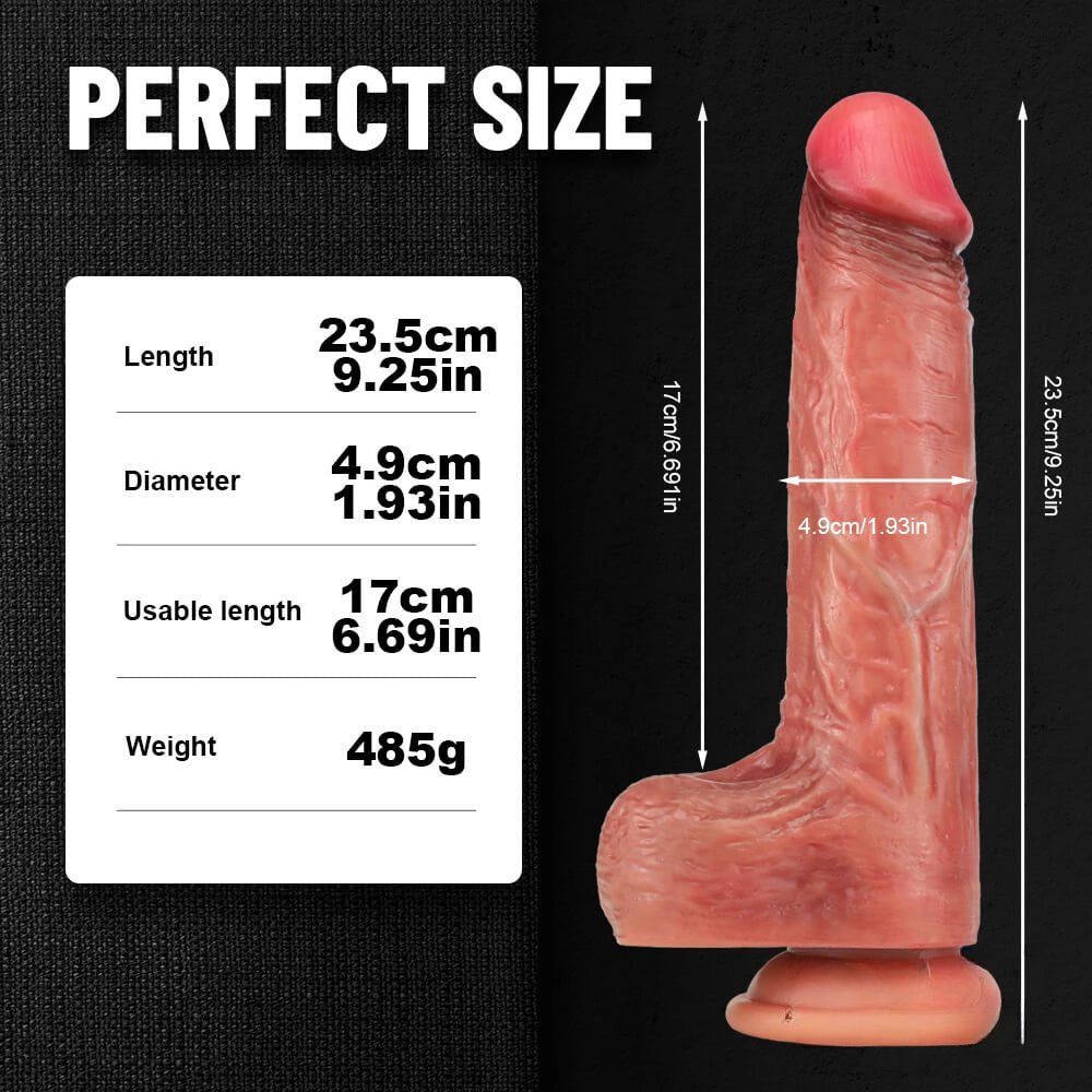 Flesh g-spot suction cup dildo, photo 6