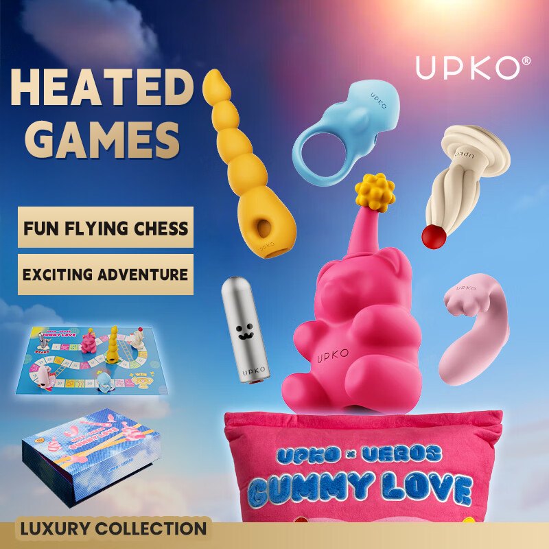 Pink gummy bear couples vibrator game set, photo 2