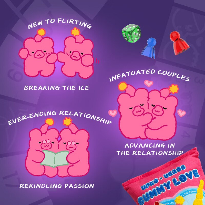 Pink gummy bear couples vibrator game set, photo 4