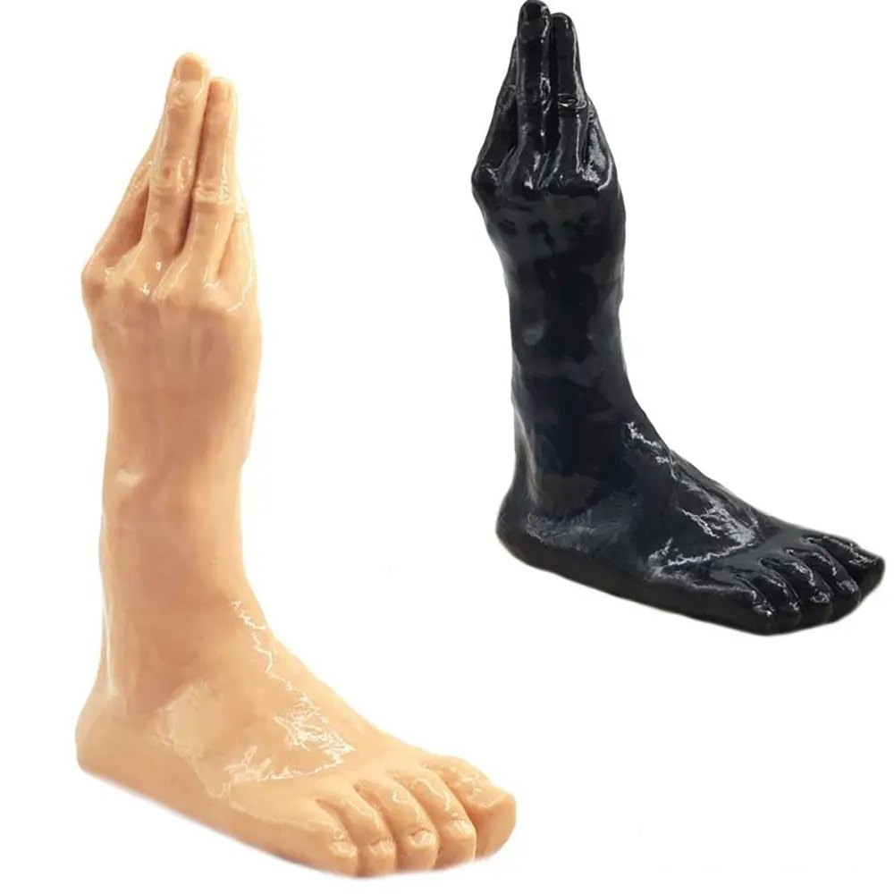 Hand and foot shaped fantasy dildo, photo 1