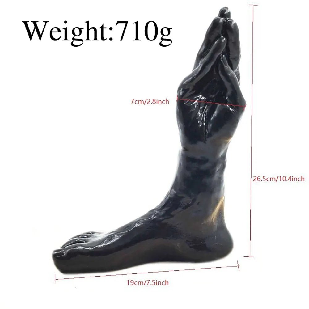 Hand and foot shaped fantasy dildo, photo 12