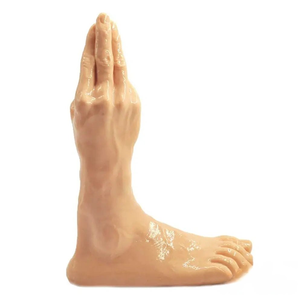 Hand and foot shaped fantasy dildo, photo 2