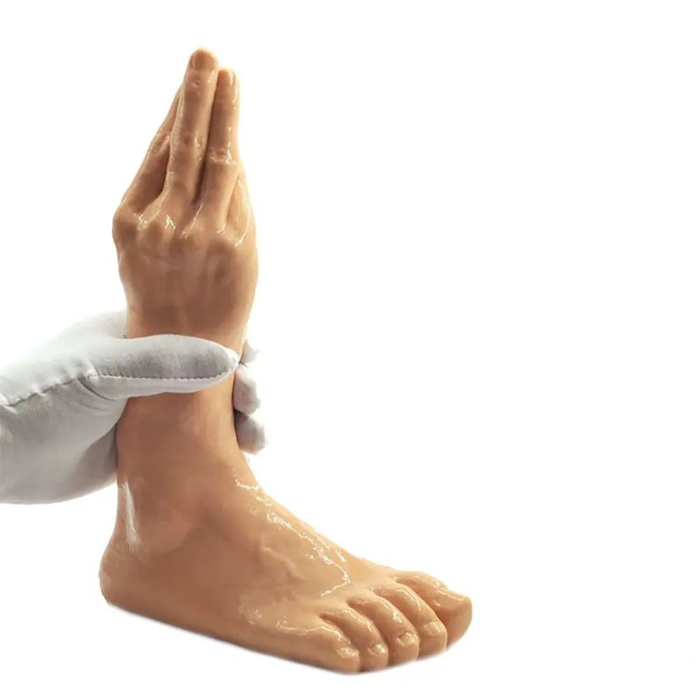 Hand and foot shaped fantasy dildo, photo 6