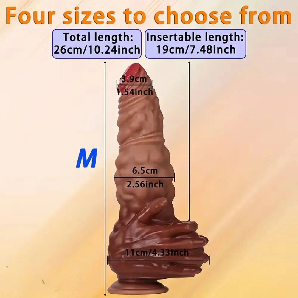 Flesh realistic silicone dildo, photo 10