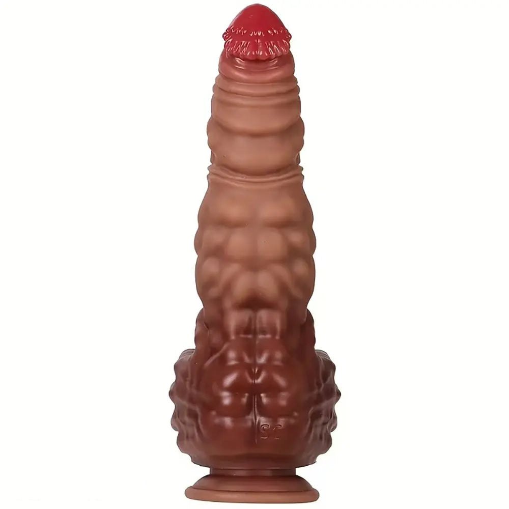 Flesh realistic silicone dildo, photo 3