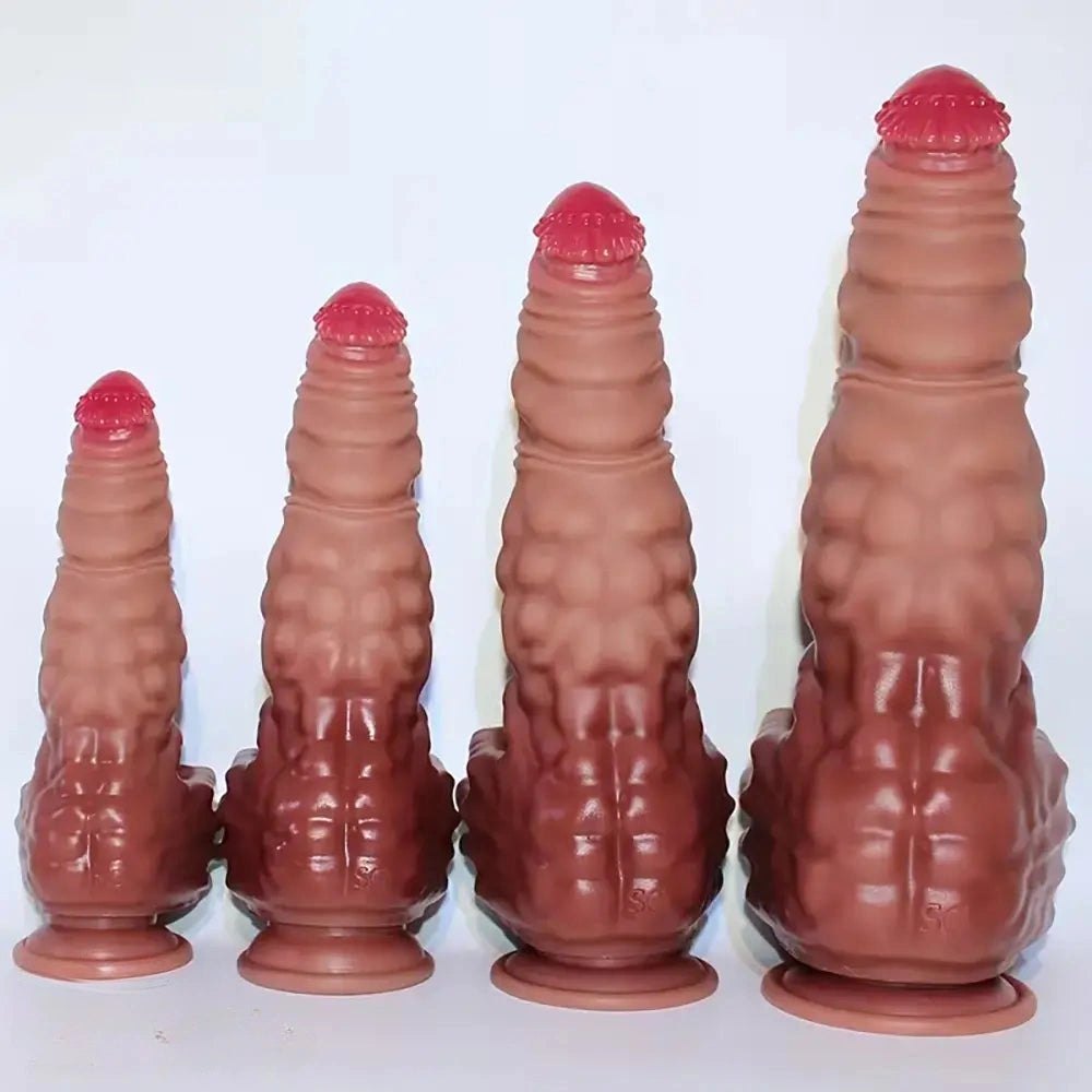 Flesh realistic silicone dildo, photo 4