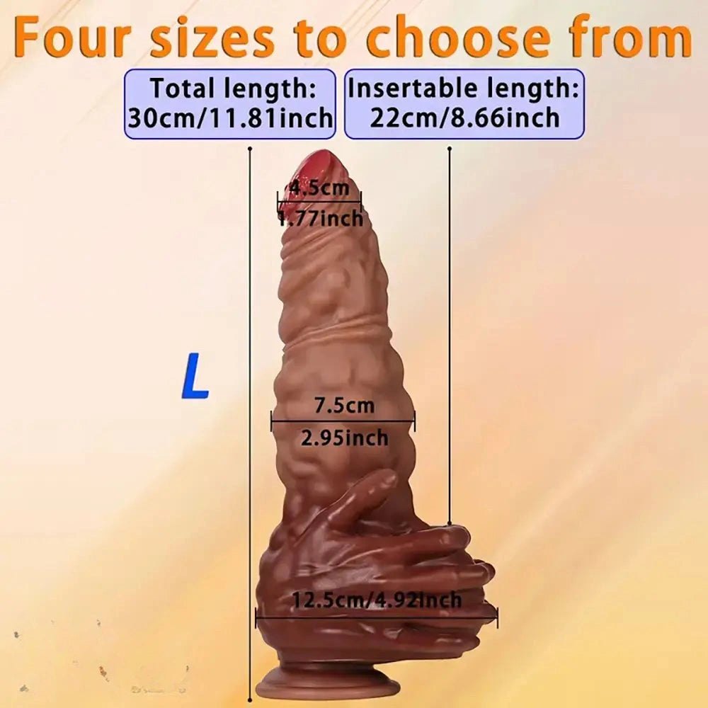 Flesh realistic silicone dildo, photo 6