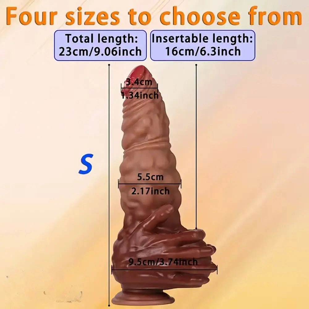 Flesh realistic silicone dildo, photo 9