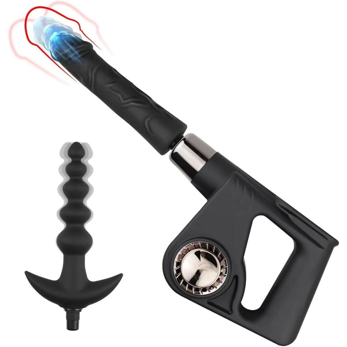 Black handheld thrusting machine, photo 1